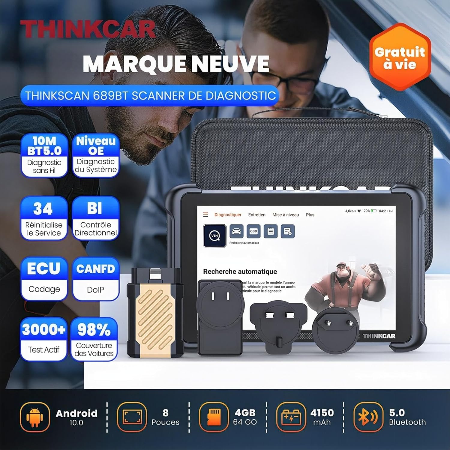 THINKCAR Valise Diagnostic Bidirectionnel